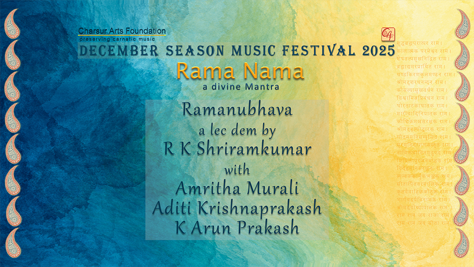 R K Shriramkumar (LecDem) - DS2025